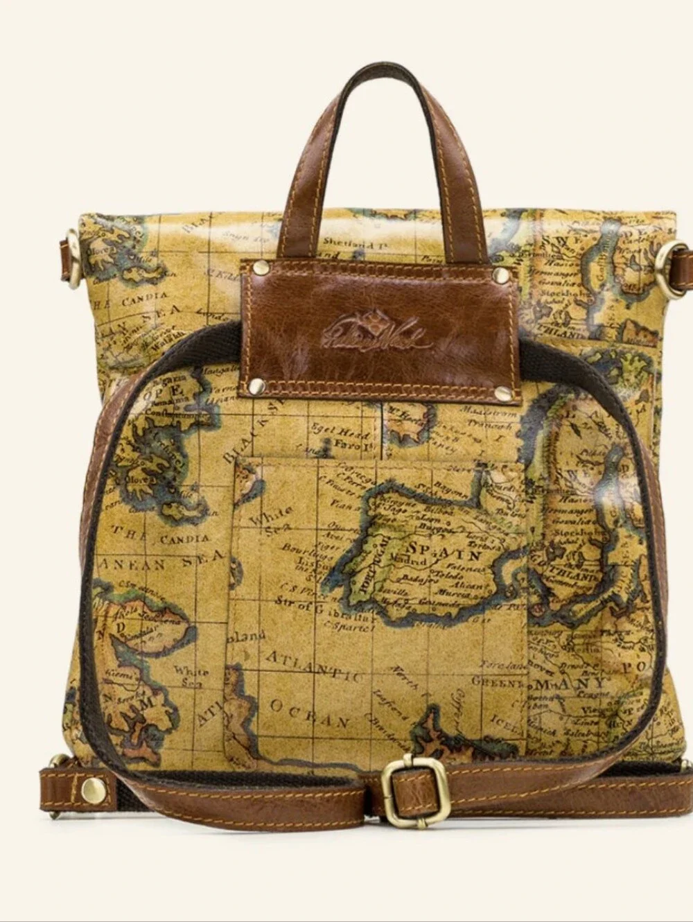 Patricia Nash Luzille Backpack- European Map